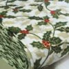Christmas Cotton - Holly - Cream -Croft Mill Store christmas metallics