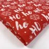 Christmas Cotton - Ho! Ho! Ho! 1 Christmas Cotton - Ho! Ho! Ho! -Croft Mill Store christmas polycotton ho ho ho white red fold