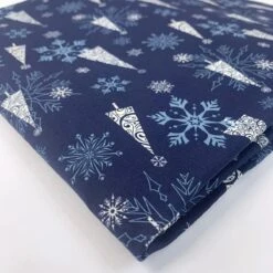 Christmas Cotton - Scandi Tree - Navy
