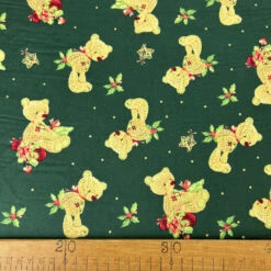 CC - Festive Ted Green 7 CC - Festive Ted Green -Croft Mill Store christmas cotton fabric craft shirting cc festive ted green ruler