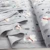 Christmas Jersey - Grey Bears -Croft Mill Store christmas jersey fabric cotton elastane white polar bear grey bolt
