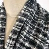 Palermo - Seattle 2 Palermo - Seattle -Croft Mill Store chunky black and white tweed jacketing coating fabric neck