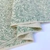 Canvas - Palms - Sage 2 Canvas - Palms - Sage -Croft Mill Store cotton canvas palms sage closee up drape fabric photo b custom