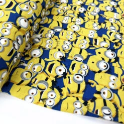 Cotton Print - Minion Crowd