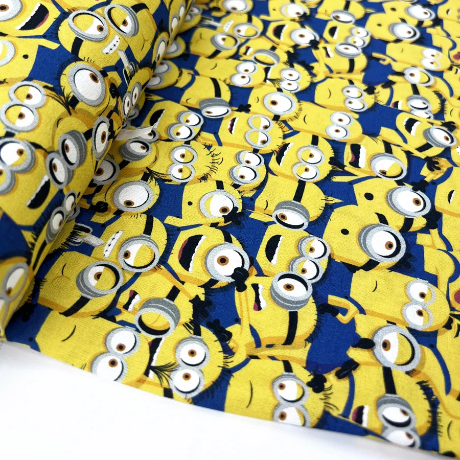 Cotton Print - Minion Crowd 3 Cotton Print - Minion Crowd