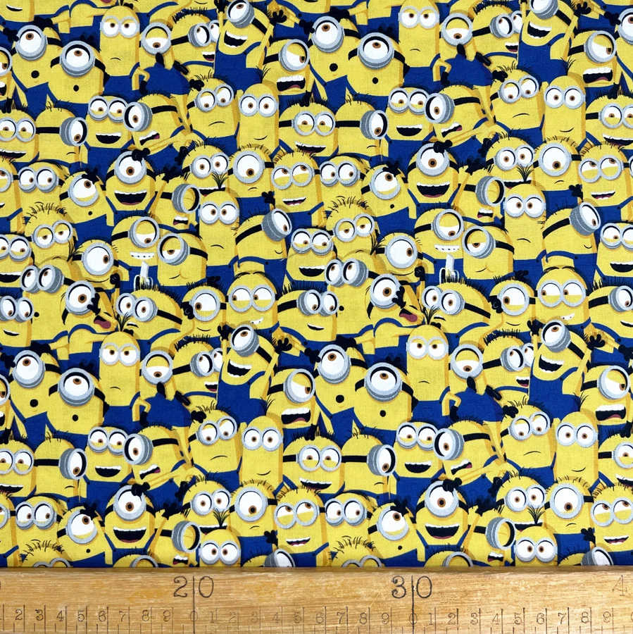 Cotton Print - Minion Crowd 6 Cotton Print - Minion Crowd - Image 4
