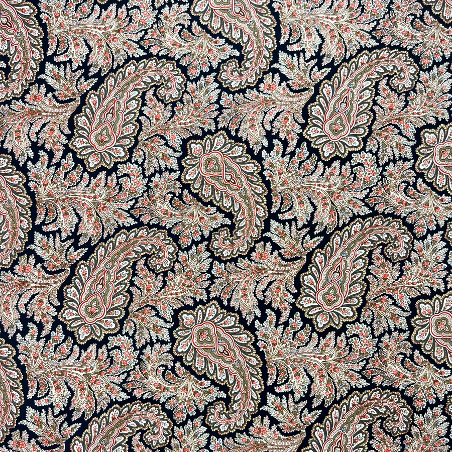 Pima Cotton Lawn - Paisley Trellis 4 Pima Cotton Lawn - Paisley Trellis - Image 2