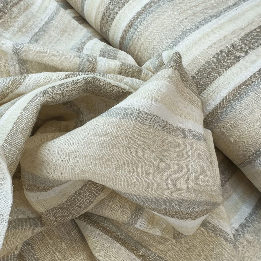 Double Gauze Stripe - Beachcomber 3 Double Gauze Stripe - Beachcomber