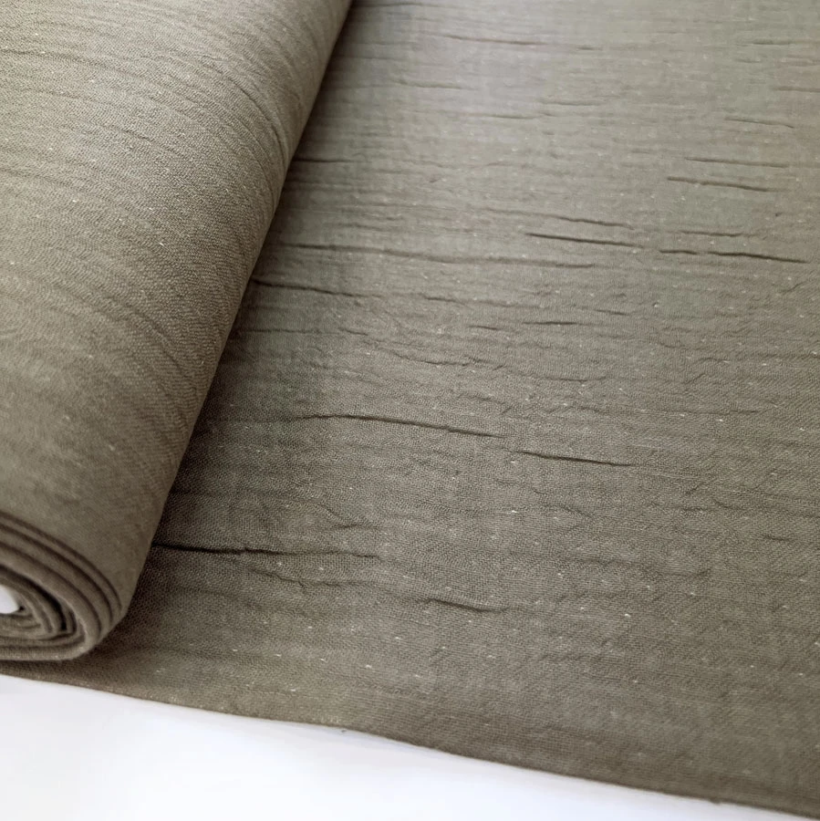 Double Gauze Uni - Khaki 3 Double Gauze Uni - Khaki - Image 2