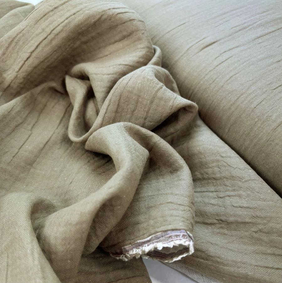 Double Gauze Uni - Khaki 4 Double Gauze Uni - Khaki - Image 3