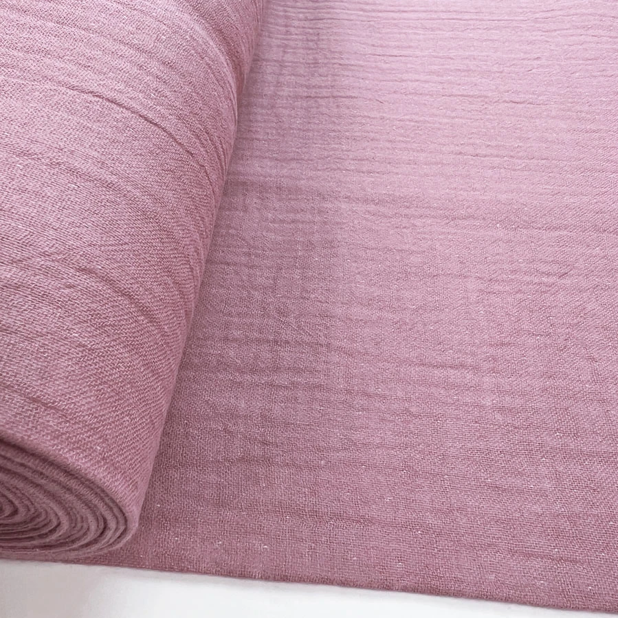 Double Gauze Uni - Pink 4 Double Gauze Uni - Pink - Image 2