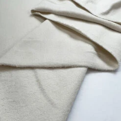 Skims 7 Skims -Croft Mill Store cream brushed back cotton jersey fabric skims fold