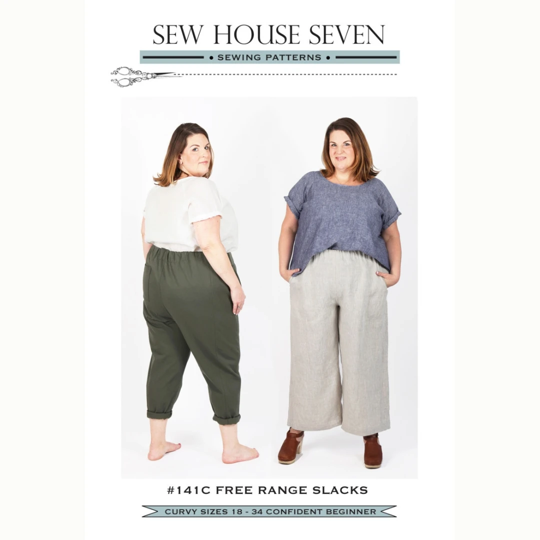 Sew House Seven - Free Range Slacks Pattern (Sizes 18-34) 3 Sew House Seven - Free Range Slacks Pattern (Sizes 18-34)