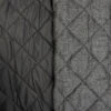 The Master - Quilted Wool 2 The Master - Quilted Wool -Croft Mill Store dark grey nylon lined quilted fabric the master quilted wool