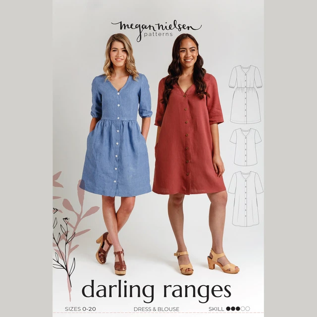 Megan Nielsen - Darling Ranges Dress Pattern (Sizes 0-20) 3 Megan Nielsen - Darling Ranges Dress Pattern (Sizes 0-20)