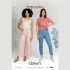Megan Nielsen - Dawn Jeans 4 In 1 Pattern (Sizes 0-20) 1 Megan Nielsen - Dawn Jeans 4 In 1 Pattern (Sizes 0-20) -Croft Mill Store dawn jeans pattern megan nielsen cover