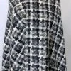 Mono Tweed 1 Mono Tweed -Croft Mill Store designer look check black cream white boucle