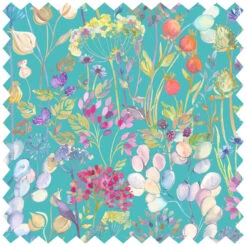 Voyage - Hedgerow Kingfisher Morlich Cotton 11 Voyage - Hedgerow Kingfisher Morlich Cotton -Croft Mill Store df210097 hedgerow kingfisher swatch