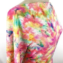 Festival - Beat Herder 12 Festival - Beat Herder -Croft Mill Store digital viscose dress fabric pink tie dye festival beatherder side