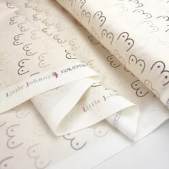 Love Boobies 7 Love Boobies -Croft Mill Store digitally printed breasts cotton dress fabric love boobies fold