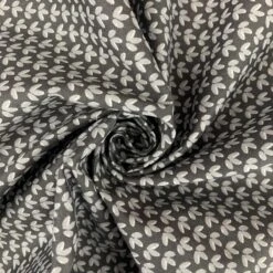 Doodle - Ditsy Leaf - Grey