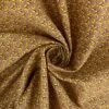 Doodle - Ditsy Leaf - Ochre 1 Doodle - Ditsy Leaf - Ochre -Croft Mill Store doodle oitsy leaf ochre taupe and mustard swirl