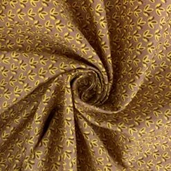 Doodle - Ditsy Leaf - Ochre