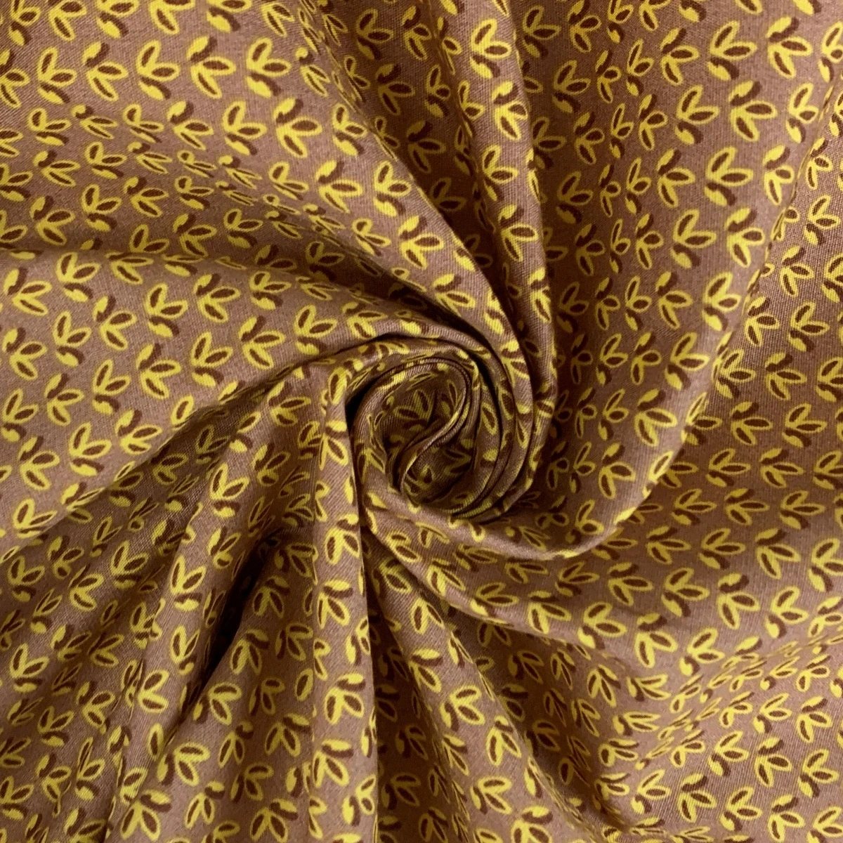 Doodle - Ditsy Leaf - Ochre 3 Doodle - Ditsy Leaf - Ochre