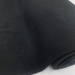 Double Gauze - Black 10 Double Gauze - Black -Croft Mill Store double gauze black fabric roll gallery