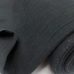 Double Gauze - Black 11 Double Gauze - Black -Croft Mill Store double gauze black folded