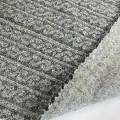 Double Whammy Rib 9 Double Whammy Rib -Croft Mill Store double whammy wool polyester grey marl coating fold 2