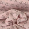 Double Gauze - Elephants Pink -Croft Mill Store double gauze elephants pink close up 2