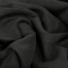 Double Sided Stretch Fleece - Black 2 Double Sided Stretch Fleece - Black -Croft Mill Store double sided stretch fleece black polyester spandex fabric cu