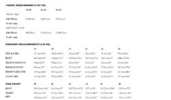 Merchant & Mills - Ellsworth Shirt Pattern (UK 18-28) 16 Merchant & Mills - Ellsworth Shirt Pattern (UK 18-28) -Croft Mill Store ellsworth size chart extended 18 28