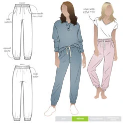 Croft Mill Store 28 Style Arc - Ernie Knit Pant Sewing Pattern (UK 4-16)