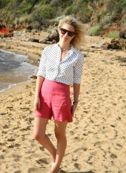 Tessuti - Esther Shorts Sewing Pattern (AUS 6-16) -Croft Mill Store esther shorts pattern tessuti 2