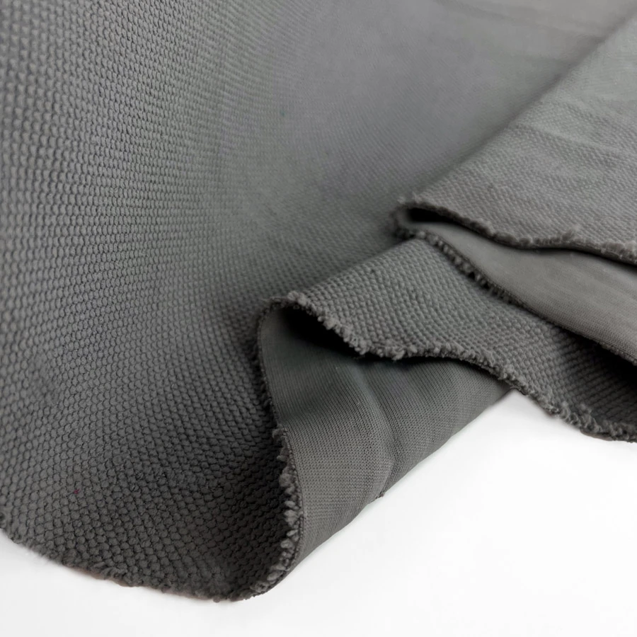 Waffle Wool Jersey - Grey 5 Waffle Wool Jersey - Grey - Image 3