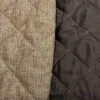Luxury Quilted Wool Tweed 1 Luxury Quilted Wool Tweed -Croft Mill Store ex designer lined quilting fabric luxury quilted wool tweed