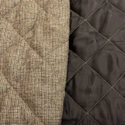 Luxury Quilted Wool Tweed