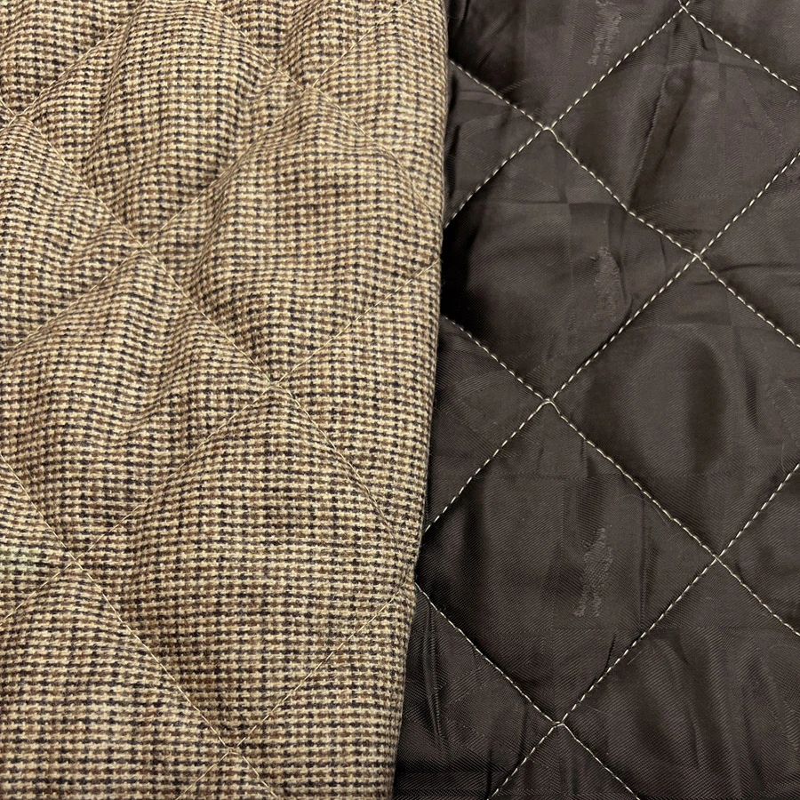 Luxury Quilted Wool Tweed 3 Luxury Quilted Wool Tweed