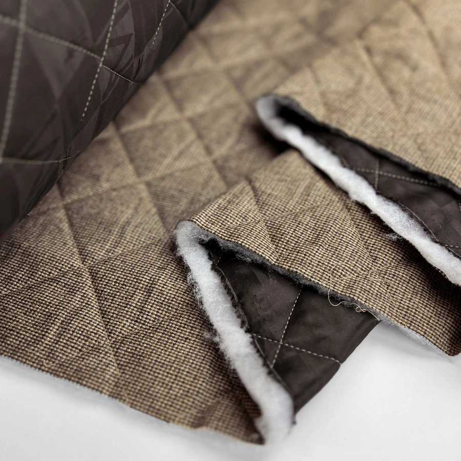 Luxury Quilted Wool Tweed 5 Luxury Quilted Wool Tweed - Image 3