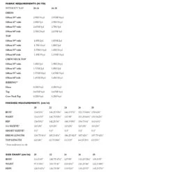 Merchant & Mills - Fielder Dress & Top Pattern (UK 20-28) 18 Merchant & Mills - Fielder Dress & Top Pattern (UK 20-28) -Croft Mill Store fielder size chart extended 20 28 gallery