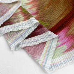 Fiona - Volcano 11 Fiona - Volcano -Croft Mill Store fiona volcano polyester pleated tie dye printed dress fabric fold