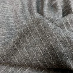 Flannel Pinstripe 6 Flannel Pinstripe -Croft Mill Store flannel pinstripe wool poly pinstripe suiting fabric cu1