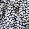 Autumnal Equinox - Bloom - Navy -Croft Mill Store floral brushed cotton fabric autumnal equinox bloom navy cu