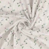 Florian -Croft Mill Store florian cotton elastane white floral dress fabric twist