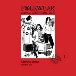 Folkwear - Chinese Jacket Sewing Pattern (XS-3XL)