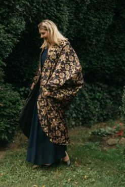 Folkwear - Poiret Cocoon Coat Sewing Pattern (XS-L) -Croft Mill Store folkwear patterns poiret cocoon coat 1