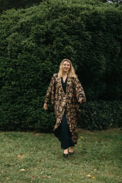 Folkwear - Poiret Cocoon Coat Sewing Pattern (XS-L) -Croft Mill Store folkwear patterns poiret cocoon coat 2