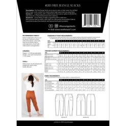 Sew House Seven - Free Range Slacks Pattern (Sizes 00-20) 11 Sew House Seven - Free Range Slacks Pattern (Sizes 00-20) -Croft Mill Store free range slacks pattern by sew house seven 7